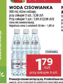 Woda gazowana Cisowianka