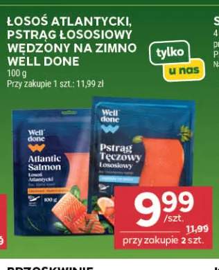 Łosoś atlantycki wędzony na zimno Well Done