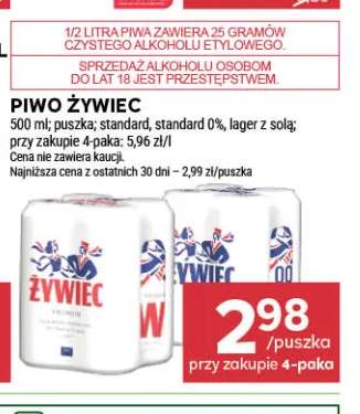 Piwo Żywiec standard +2 warianty