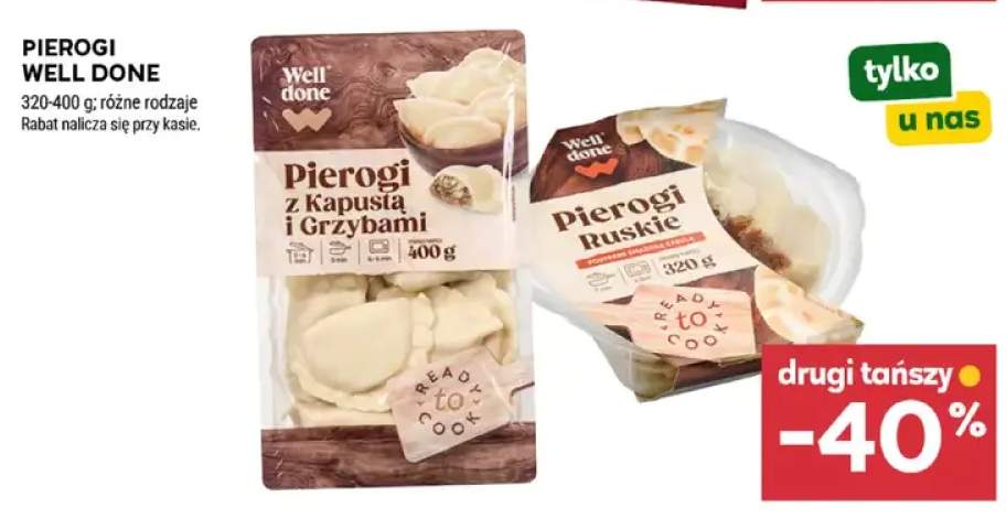 Pierogi z kapustą i grzybami Well Done