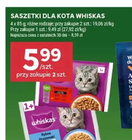 Karma dla kota Whiskas Rybne Przysmaki