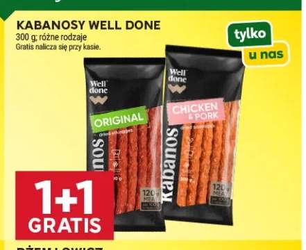 Kabanosy Well Done Original +1 wariant