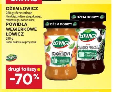 Dżem brzoskwiniowy Łowicz +2 warianty
