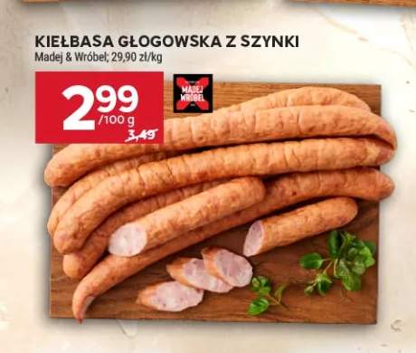 Kiełbasa głogowska z szynki