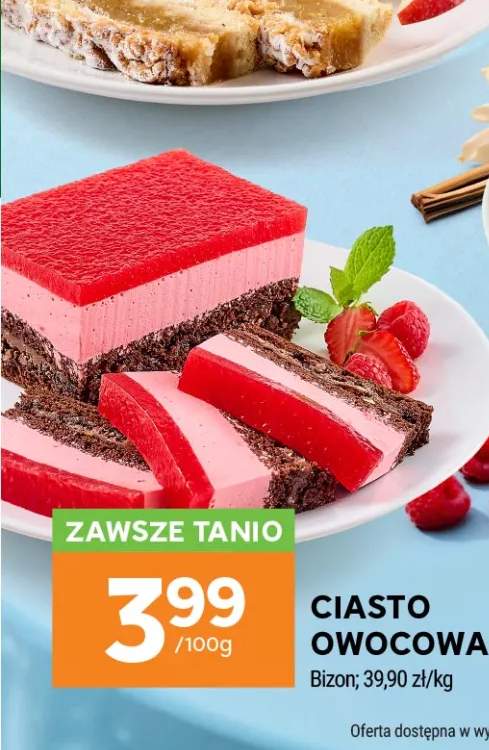 Ciasto Owocowa Trufla Bizon