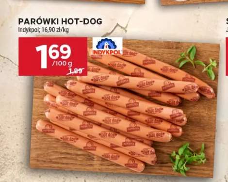 Parówki hot-dog