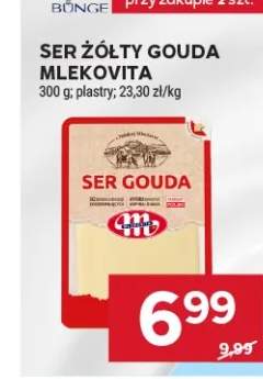 Ser żółty Gouda Mlekovita plastry