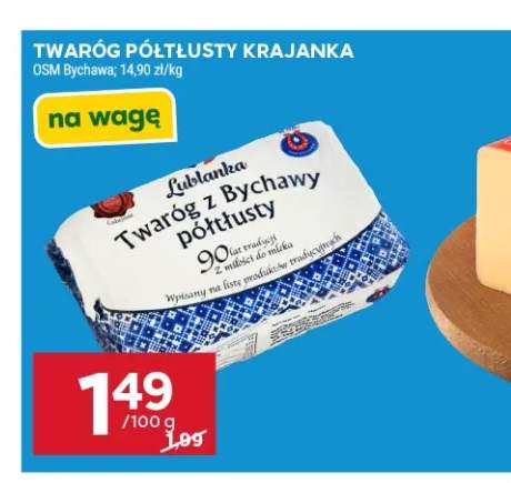 Twaróg półtłusty krajanka Lublanka