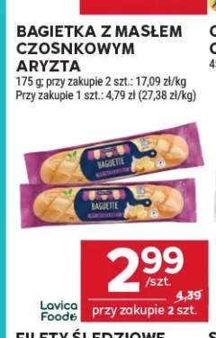 Bagietka z masłem czosnkowym Aryzta