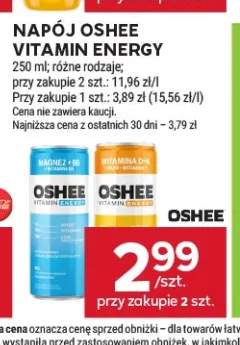 Napój Oshee Vitamin Energy Magnez i Witaminy +1 wariant