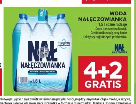 Woda mineralna niegazowana Nałęczowianka