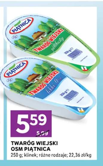 Twaróg wiejski półtłusty Piątnica +1 wariant