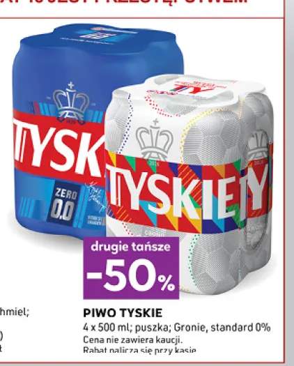 Piwo Tyskie Gronie 4-pak +1 wariant