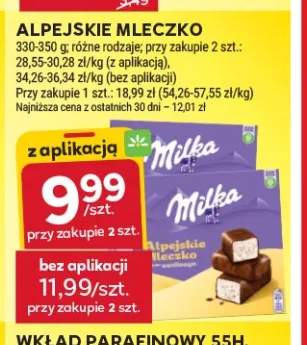 Alpejskie Mleczko Milka