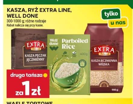 Kasza pęczak jęczmienny Well Done Extra Line +2 warianty