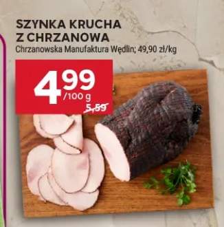 Szynka krucha z Chrzanowa Chrzanowska Manufaktura Wędlin