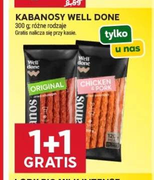 Kabanosy Well Done Original +1 wariant