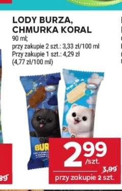 Lody Burza Koral +1 wariant