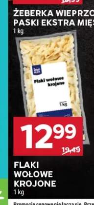 Flaki wołowe krojone