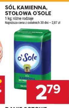Sól stołowa O'Sole +1 wariant