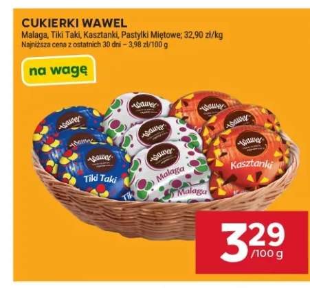 Cukierki Malaga Wawel +3 warianty
