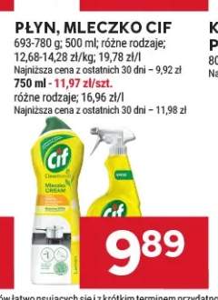 Mleczko do czyszczenia Cif +1 wariant