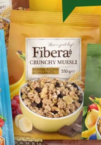 Muesli crunchy Fibera banan czekolada