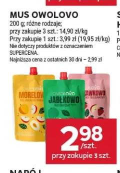 Mus owocowy Owolovo Morelowo +2 warianty