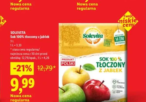sok tłoczony