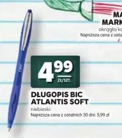 Długopis BIC Atlantis Soft niebieski