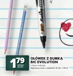 Ołówek z gumką BIC Evolution