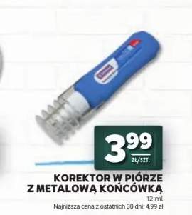 Korektor w piórze z metalową końcówką Gimboo