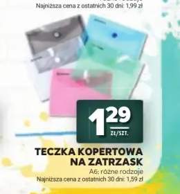 Teczka kopertowa na zatrzask A6