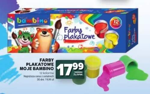 Farby plakatowe Moje Bambino