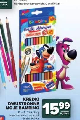 Kredki dwustronne Moje Bambino