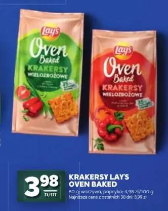 Krakersy wielozbożowe Lay's Oven Baked o smaku papryki