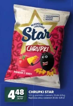 Chrupki Star o smaku pomidora z serem