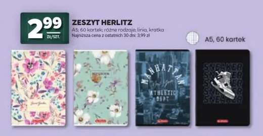 Zeszyt Herlitz A5 60 kartek