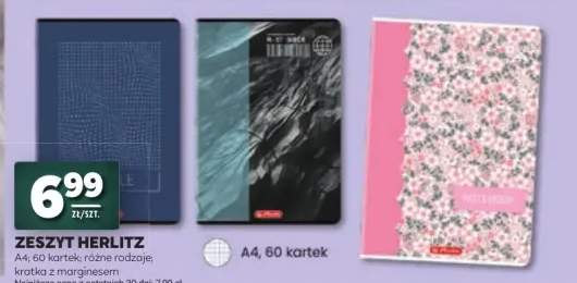 Zeszyt Herlitz A4 60 kartek