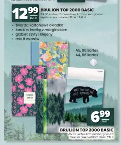 Brulion TOP 2000 Basic A4 +1 wariant