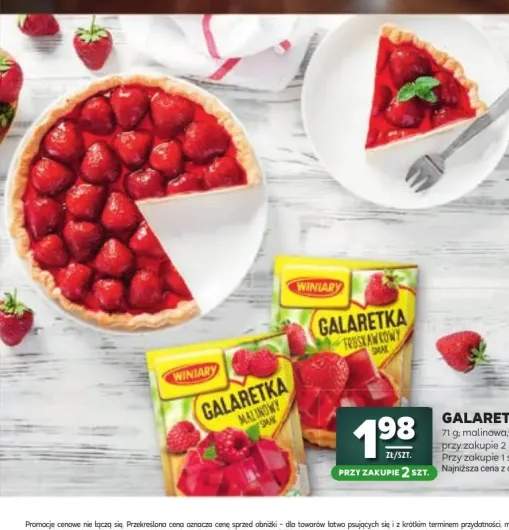 Galaretka Winiary malinowa +1 wariant