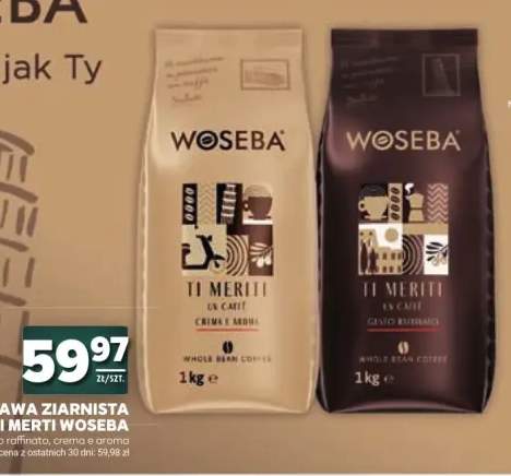 Kawa ziarnista Woseba Ti Meriti Crema e Aroma +1 wariant