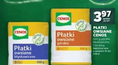 Płatki owsiane górskie Cenos