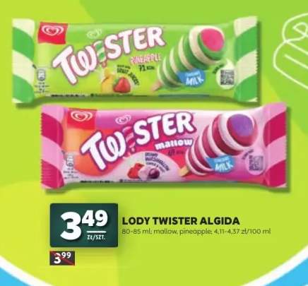 Lody Twister Algida Pineapple +1 wariant