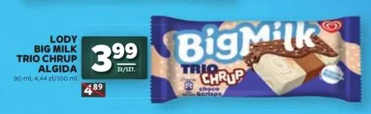 Lody Big Milk Trio Chrup Algida