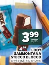 Lody na patyku Sammontana Stecco Blocco