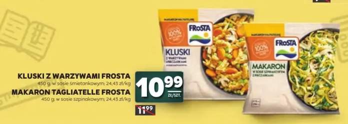 Kluski z warzywami Frosta w sosie śmietankowym +1 wariant