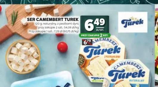 Ser Camembert Turek naturalny +1 wariant