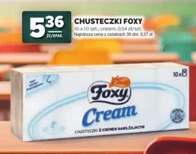 Chusteczki higieniczne Foxy Cream 10-pak