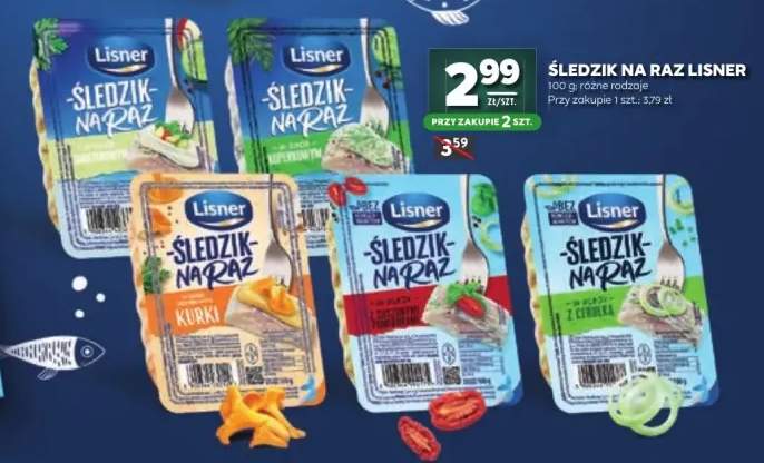 Śledzik na Raz Lisner z suszonymi pomidorami +4 warianty